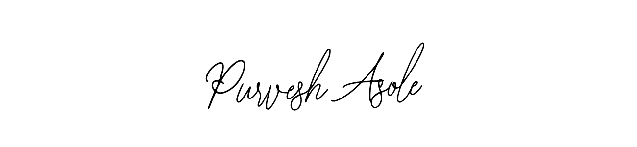 Create a beautiful signature design for name Purvesh Asole. With this signature (Bearetta-2O07w) fonts, you can make a handwritten signature for free. Purvesh Asole signature style 12 images and pictures png