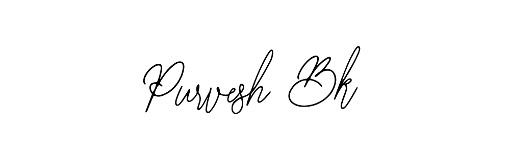 The best way (Bearetta-2O07w) to make a short signature is to pick only two or three words in your name. The name Purvesh Bk include a total of six letters. For converting this name. Purvesh Bk signature style 12 images and pictures png