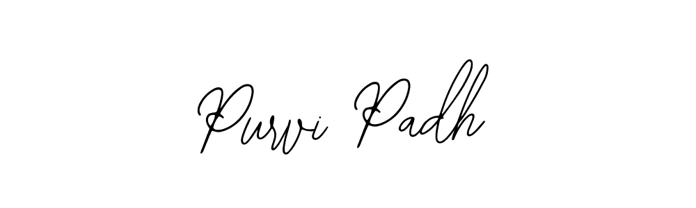 Bearetta-2O07w is a professional signature style that is perfect for those who want to add a touch of class to their signature. It is also a great choice for those who want to make their signature more unique. Get Purvi Padh name to fancy signature for free. Purvi Padh signature style 12 images and pictures png