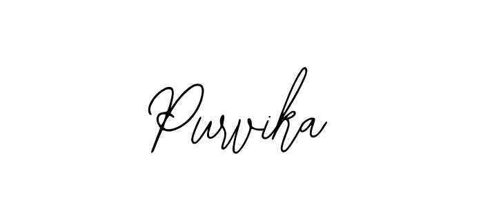 You should practise on your own different ways (Bearetta-2O07w) to write your name (Purvika) in signature. don't let someone else do it for you. Purvika signature style 12 images and pictures png