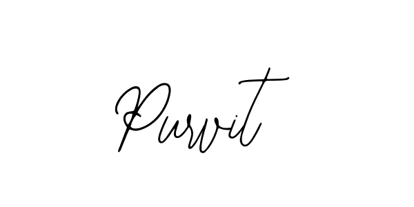 Purvit stylish signature style. Best Handwritten Sign (Bearetta-2O07w) for my name. Handwritten Signature Collection Ideas for my name Purvit. Purvit signature style 12 images and pictures png