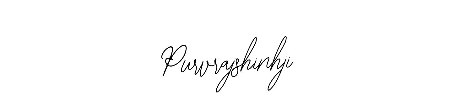 You should practise on your own different ways (Bearetta-2O07w) to write your name (Purvrajshinhji ) in signature. don't let someone else do it for you. Purvrajshinhji  signature style 12 images and pictures png