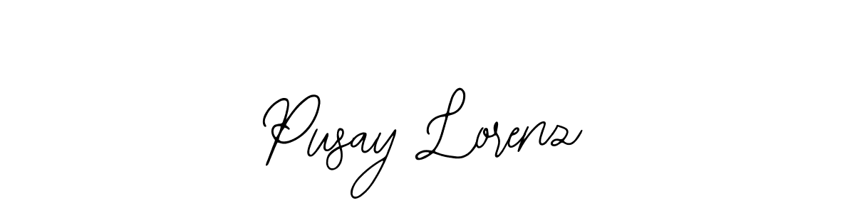 Make a beautiful signature design for name Pusay Lorenz. Use this online signature maker to create a handwritten signature for free. Pusay Lorenz signature style 12 images and pictures png