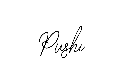 Create a beautiful signature design for name Pushi. With this signature (Bearetta-2O07w) fonts, you can make a handwritten signature for free. Pushi signature style 12 images and pictures png