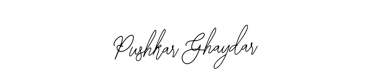 Similarly Bearetta-2O07w is the best handwritten signature design. Signature creator online .You can use it as an online autograph creator for name Pushkar Ghaydar. Pushkar Ghaydar signature style 12 images and pictures png