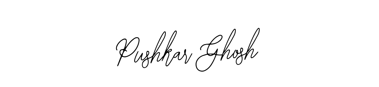 How to Draw Pushkar Ghosh signature style? Bearetta-2O07w is a latest design signature styles for name Pushkar Ghosh. Pushkar Ghosh signature style 12 images and pictures png