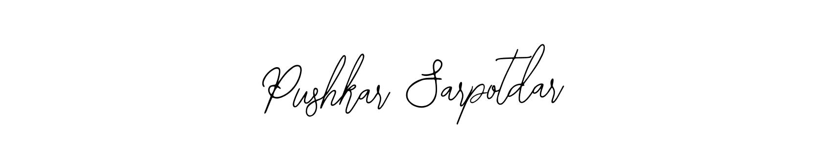 You can use this online signature creator to create a handwritten signature for the name Pushkar Sarpotdar. This is the best online autograph maker. Pushkar Sarpotdar signature style 12 images and pictures png