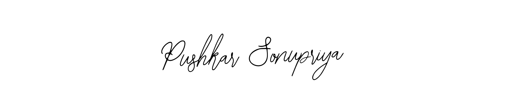 Make a beautiful signature design for name Pushkar Sonupriya. With this signature (Bearetta-2O07w) style, you can create a handwritten signature for free. Pushkar Sonupriya signature style 12 images and pictures png