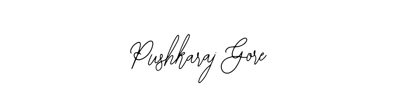 Also we have Pushkaraj Gore name is the best signature style. Create professional handwritten signature collection using Bearetta-2O07w autograph style. Pushkaraj Gore signature style 12 images and pictures png