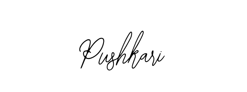 Use a signature maker to create a handwritten signature online. With this signature software, you can design (Bearetta-2O07w) your own signature for name Pushkari. Pushkari signature style 12 images and pictures png