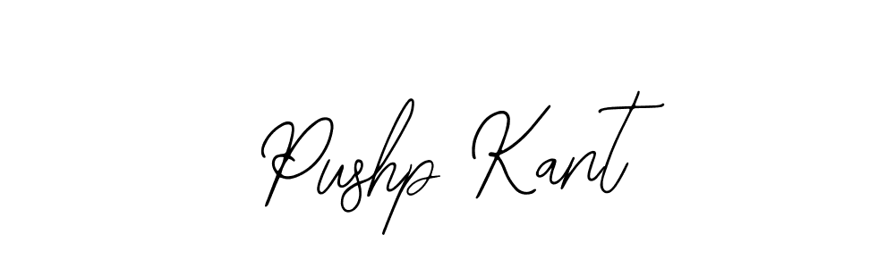 You should practise on your own different ways (Bearetta-2O07w) to write your name (Pushp Kant) in signature. don't let someone else do it for you. Pushp Kant signature style 12 images and pictures png