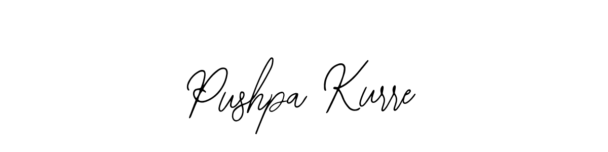 You should practise on your own different ways (Bearetta-2O07w) to write your name (Pushpa Kurre) in signature. don't let someone else do it for you. Pushpa Kurre signature style 12 images and pictures png