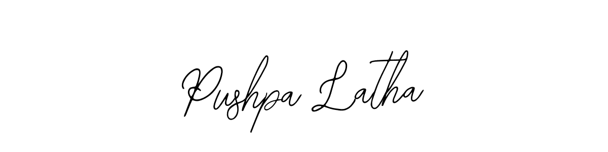 Also You can easily find your signature by using the search form. We will create Pushpa Latha name handwritten signature images for you free of cost using Bearetta-2O07w sign style. Pushpa Latha signature style 12 images and pictures png