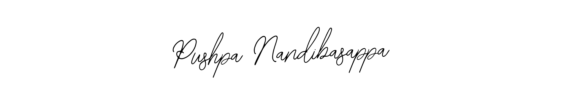 Also You can easily find your signature by using the search form. We will create Pushpa Nandibasappa name handwritten signature images for you free of cost using Bearetta-2O07w sign style. Pushpa Nandibasappa signature style 12 images and pictures png