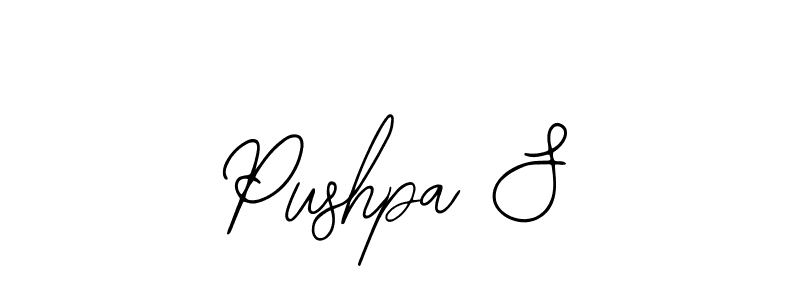 How to make Pushpa S signature? Bearetta-2O07w is a professional autograph style. Create handwritten signature for Pushpa S name. Pushpa S signature style 12 images and pictures png