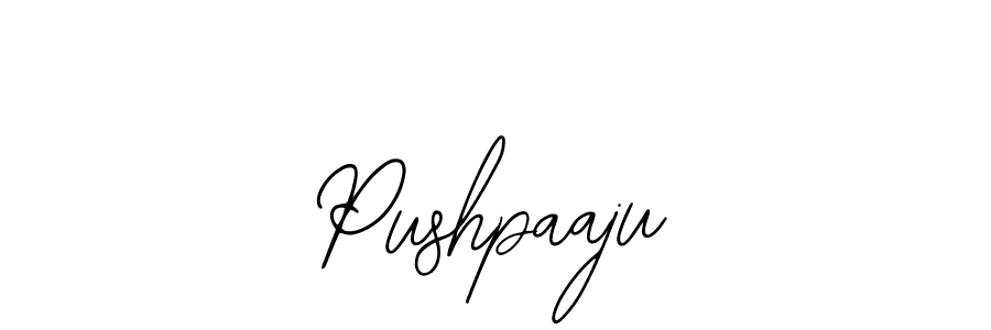 Bearetta-2O07w is a professional signature style that is perfect for those who want to add a touch of class to their signature. It is also a great choice for those who want to make their signature more unique. Get Pushpaaju name to fancy signature for free. Pushpaaju signature style 12 images and pictures png