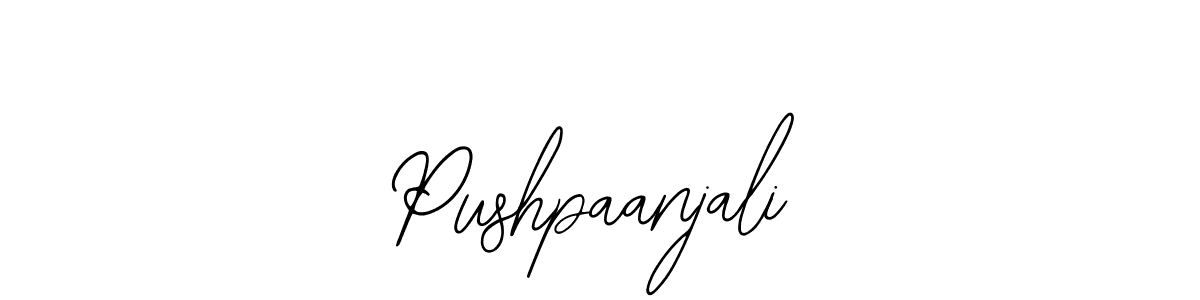 How to make Pushpaanjali signature? Bearetta-2O07w is a professional autograph style. Create handwritten signature for Pushpaanjali name. Pushpaanjali signature style 12 images and pictures png