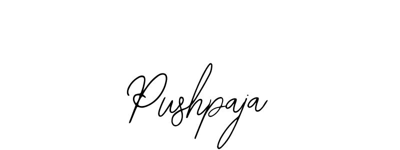 How to make Pushpaja signature? Bearetta-2O07w is a professional autograph style. Create handwritten signature for Pushpaja name. Pushpaja signature style 12 images and pictures png