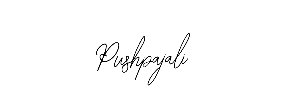 Bearetta-2O07w is a professional signature style that is perfect for those who want to add a touch of class to their signature. It is also a great choice for those who want to make their signature more unique. Get Pushpajali name to fancy signature for free. Pushpajali signature style 12 images and pictures png