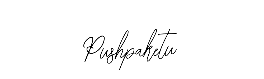 The best way (Bearetta-2O07w) to make a short signature is to pick only two or three words in your name. The name Pushpaketu include a total of six letters. For converting this name. Pushpaketu signature style 12 images and pictures png