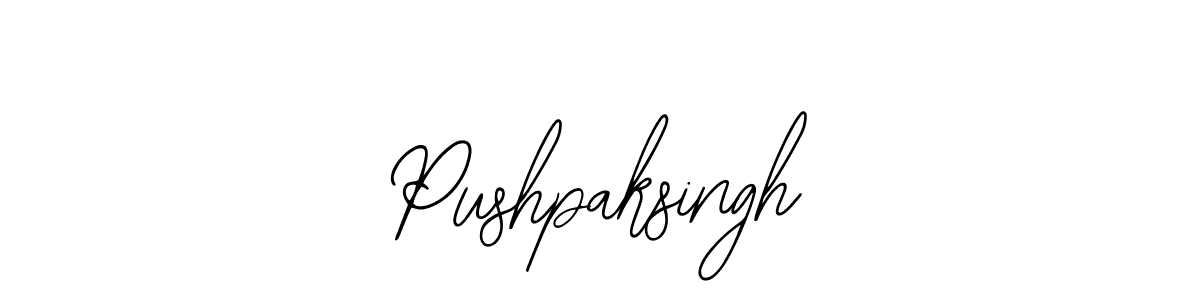 Pushpaksingh stylish signature style. Best Handwritten Sign (Bearetta-2O07w) for my name. Handwritten Signature Collection Ideas for my name Pushpaksingh. Pushpaksingh signature style 12 images and pictures png