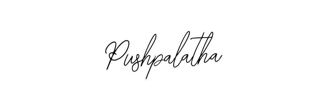 It looks lik you need a new signature style for name Pushpalatha. Design unique handwritten (Bearetta-2O07w) signature with our free signature maker in just a few clicks. Pushpalatha signature style 12 images and pictures png