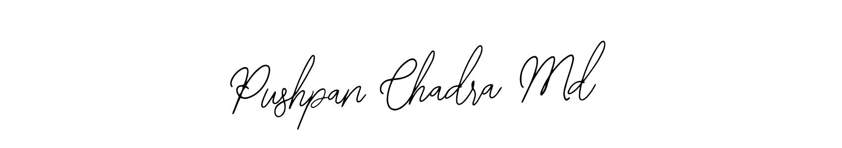 How to make Pushpan Chadra Md signature? Bearetta-2O07w is a professional autograph style. Create handwritten signature for Pushpan Chadra Md name. Pushpan Chadra Md signature style 12 images and pictures png