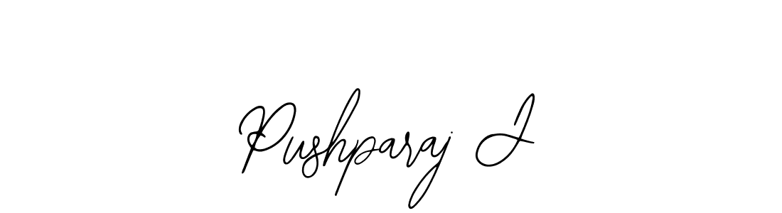 Create a beautiful signature design for name Pushparaj J. With this signature (Bearetta-2O07w) fonts, you can make a handwritten signature for free. Pushparaj J signature style 12 images and pictures png