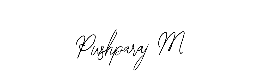 It looks lik you need a new signature style for name Pushparaj M. Design unique handwritten (Bearetta-2O07w) signature with our free signature maker in just a few clicks. Pushparaj M signature style 12 images and pictures png