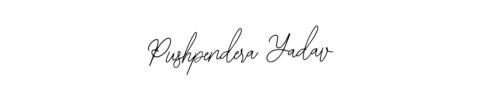 Make a beautiful signature design for name Pushpendera Yadav. With this signature (Bearetta-2O07w) style, you can create a handwritten signature for free. Pushpendera Yadav signature style 12 images and pictures png