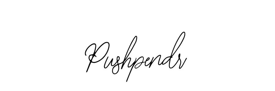 How to Draw Pushpendr signature style? Bearetta-2O07w is a latest design signature styles for name Pushpendr. Pushpendr signature style 12 images and pictures png
