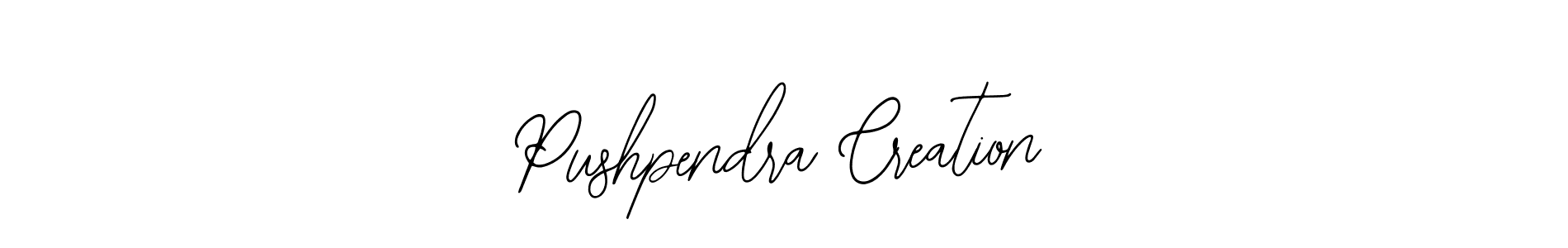 Pushpendra Creation stylish signature style. Best Handwritten Sign (Bearetta-2O07w) for my name. Handwritten Signature Collection Ideas for my name Pushpendra Creation. Pushpendra Creation signature style 12 images and pictures png