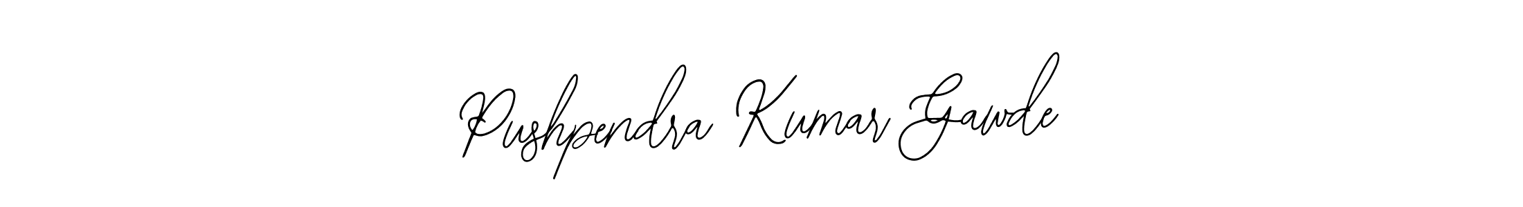 Make a beautiful signature design for name Pushpendra Kumar Gawde. Use this online signature maker to create a handwritten signature for free. Pushpendra Kumar Gawde signature style 12 images and pictures png