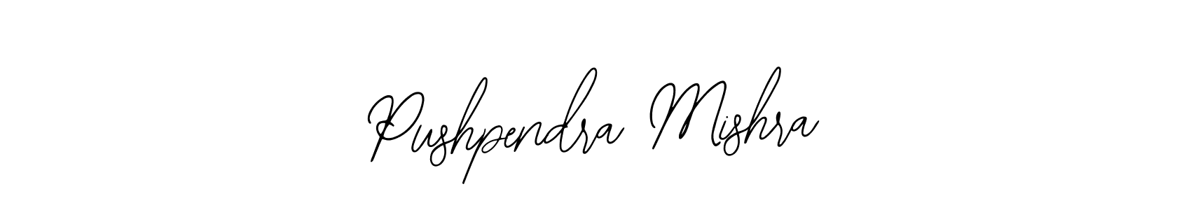 Use a signature maker to create a handwritten signature online. With this signature software, you can design (Bearetta-2O07w) your own signature for name Pushpendra Mishra. Pushpendra Mishra signature style 12 images and pictures png