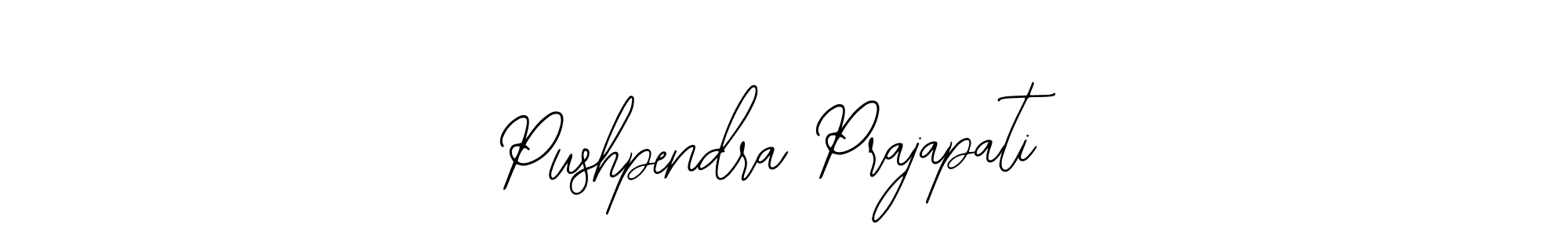 Use a signature maker to create a handwritten signature online. With this signature software, you can design (Bearetta-2O07w) your own signature for name Pushpendra Prajapati. Pushpendra Prajapati signature style 12 images and pictures png