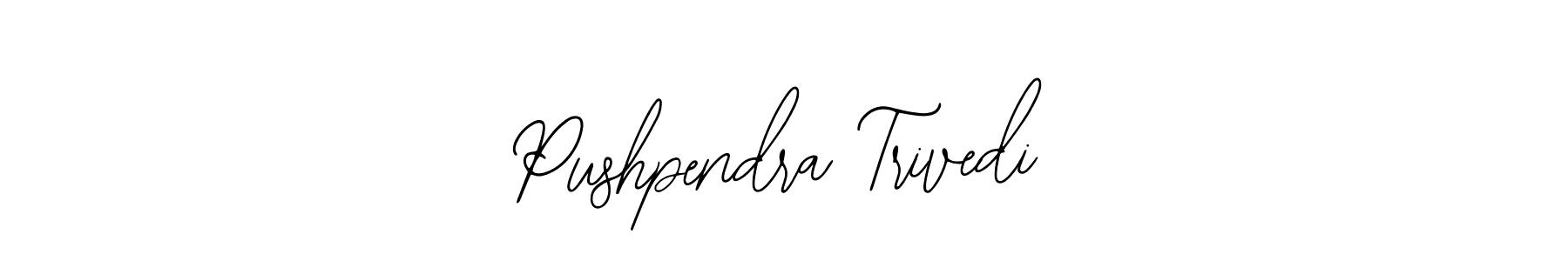 Create a beautiful signature design for name Pushpendra Trivedi. With this signature (Bearetta-2O07w) fonts, you can make a handwritten signature for free. Pushpendra Trivedi signature style 12 images and pictures png