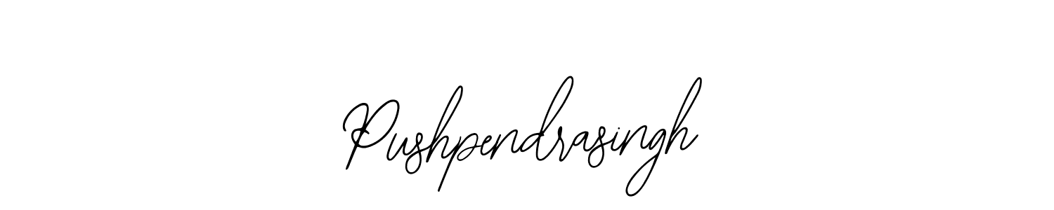 How to make Pushpendrasingh signature? Bearetta-2O07w is a professional autograph style. Create handwritten signature for Pushpendrasingh name. Pushpendrasingh signature style 12 images and pictures png