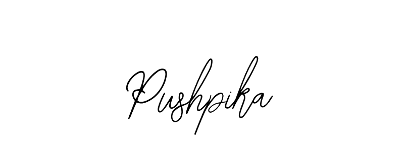 The best way (Bearetta-2O07w) to make a short signature is to pick only two or three words in your name. The name Pushpika include a total of six letters. For converting this name. Pushpika signature style 12 images and pictures png