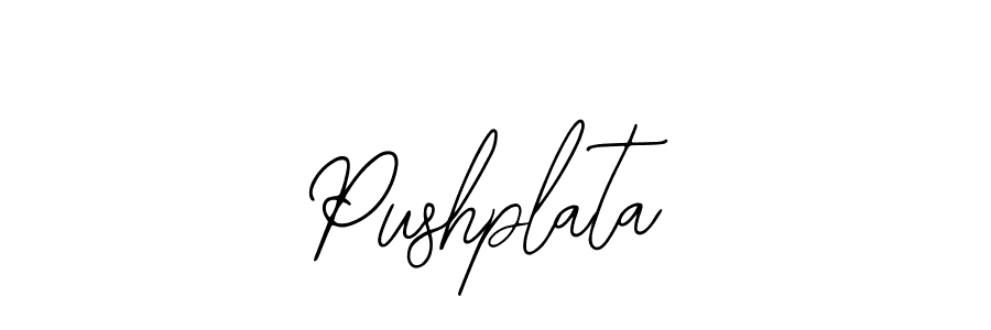 Pushplata stylish signature style. Best Handwritten Sign (Bearetta-2O07w) for my name. Handwritten Signature Collection Ideas for my name Pushplata. Pushplata signature style 12 images and pictures png