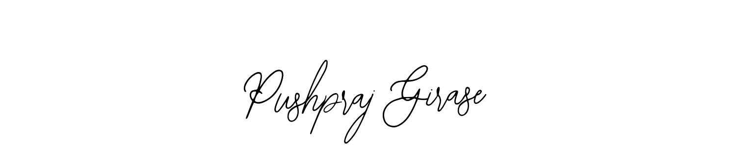 Use a signature maker to create a handwritten signature online. With this signature software, you can design (Bearetta-2O07w) your own signature for name Pushpraj Girase. Pushpraj Girase signature style 12 images and pictures png