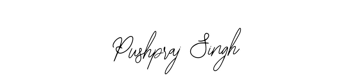 How to make Pushpraj Singh name signature. Use Bearetta-2O07w style for creating short signs online. This is the latest handwritten sign. Pushpraj Singh signature style 12 images and pictures png