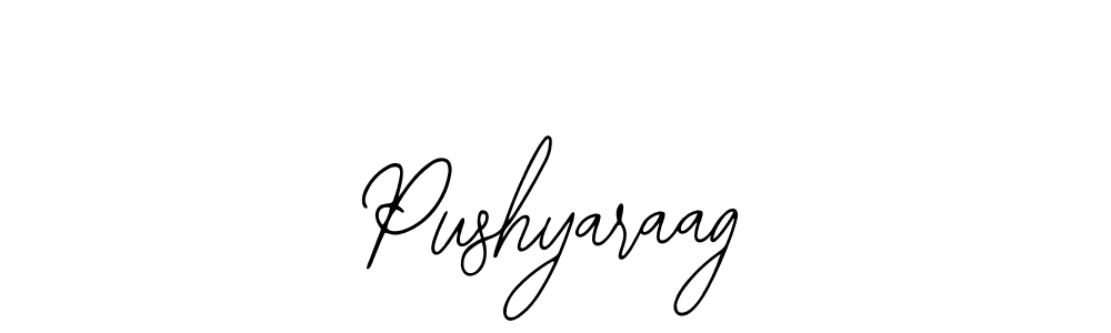 Make a beautiful signature design for name Pushyaraag. With this signature (Bearetta-2O07w) style, you can create a handwritten signature for free. Pushyaraag signature style 12 images and pictures png