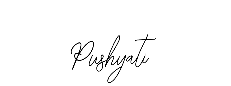 Once you've used our free online signature maker to create your best signature Bearetta-2O07w style, it's time to enjoy all of the benefits that Pushyati name signing documents. Pushyati signature style 12 images and pictures png