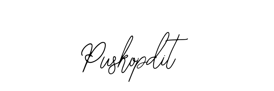 Design your own signature with our free online signature maker. With this signature software, you can create a handwritten (Bearetta-2O07w) signature for name Puskopdit. Puskopdit signature style 12 images and pictures png