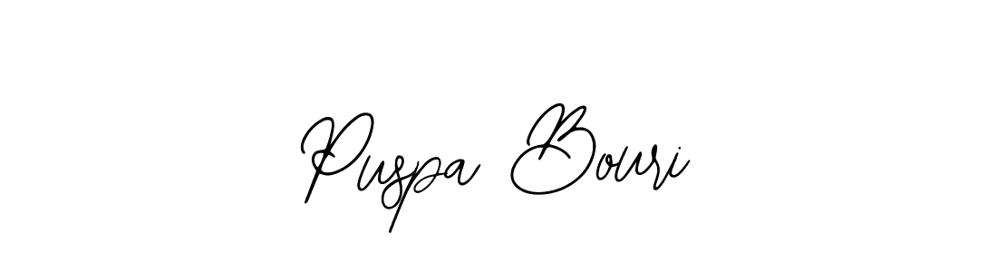 Puspa Bouri stylish signature style. Best Handwritten Sign (Bearetta-2O07w) for my name. Handwritten Signature Collection Ideas for my name Puspa Bouri. Puspa Bouri signature style 12 images and pictures png