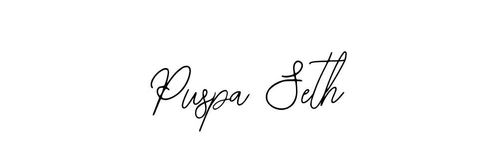 Make a short Puspa Seth signature style. Manage your documents anywhere anytime using Bearetta-2O07w. Create and add eSignatures, submit forms, share and send files easily. Puspa Seth signature style 12 images and pictures png