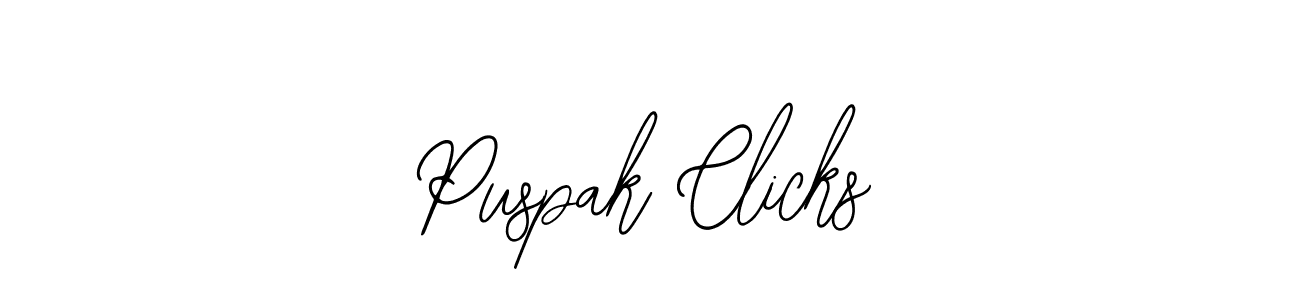 Create a beautiful signature design for name Puspak Clicks. With this signature (Bearetta-2O07w) fonts, you can make a handwritten signature for free. Puspak Clicks signature style 12 images and pictures png