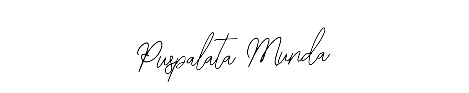 This is the best signature style for the Puspalata Munda name. Also you like these signature font (Bearetta-2O07w). Mix name signature. Puspalata Munda signature style 12 images and pictures png