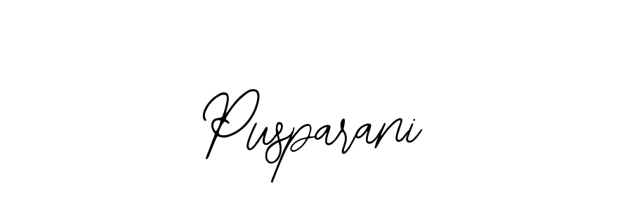 Design your own signature with our free online signature maker. With this signature software, you can create a handwritten (Bearetta-2O07w) signature for name Pusparani. Pusparani signature style 12 images and pictures png