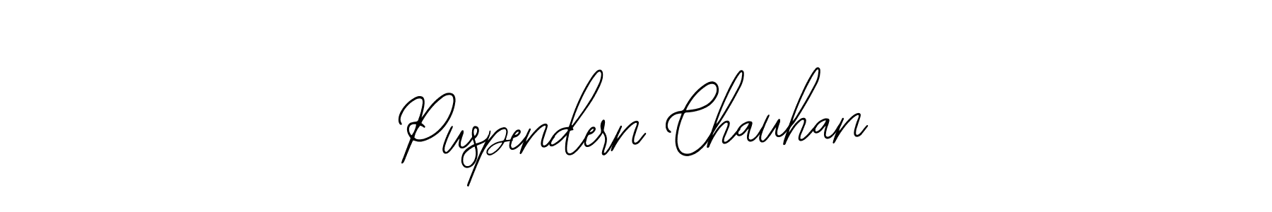 How to make Puspendern Chauhan signature? Bearetta-2O07w is a professional autograph style. Create handwritten signature for Puspendern Chauhan name. Puspendern Chauhan signature style 12 images and pictures png